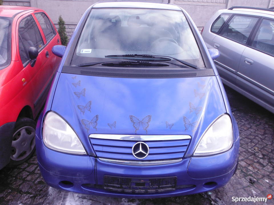 MERCEDES BENZ A168 1,6 szyba czołowa do smaodzielnego demont Strzegom ...