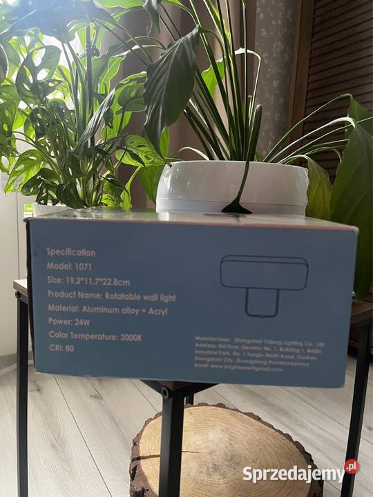 Nowa lampa LED z czujnikiem ruchu Lampy wiszące Szczytno