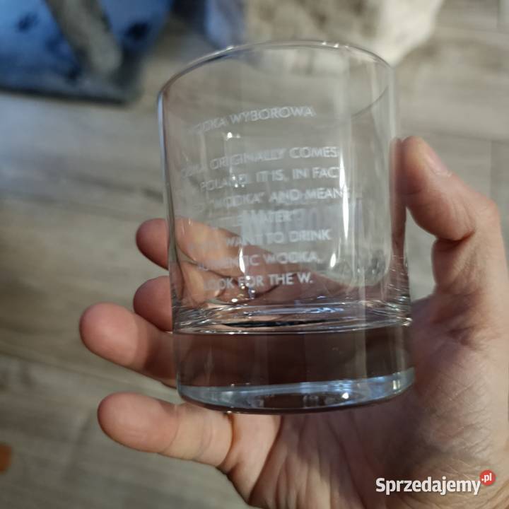 Wodka Wyborowa Szklanki Kolekcjonerskie Szklanki i kufle Zastawa stołowa wielkopolskie Poznań