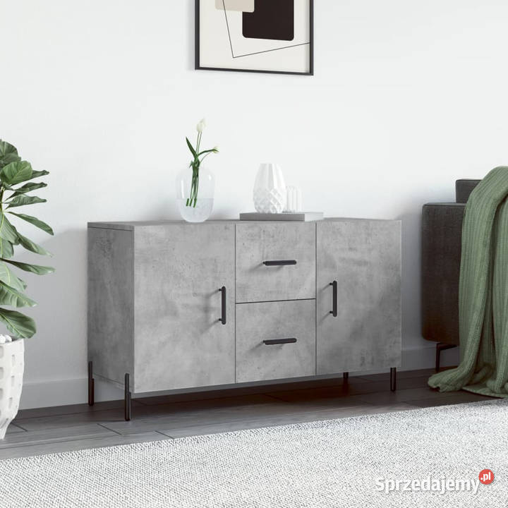 Komoda szarość betonu 100x36x60 materiał Warszawa