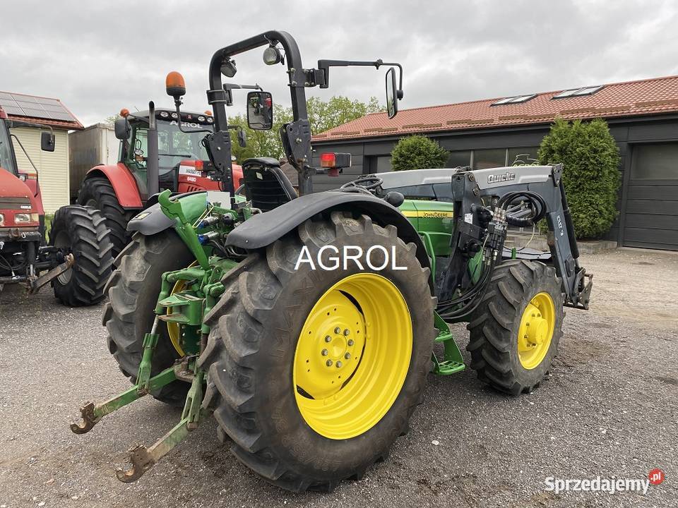 John Deere 5085M ładowacz QUICKE oborak 2012r Biała