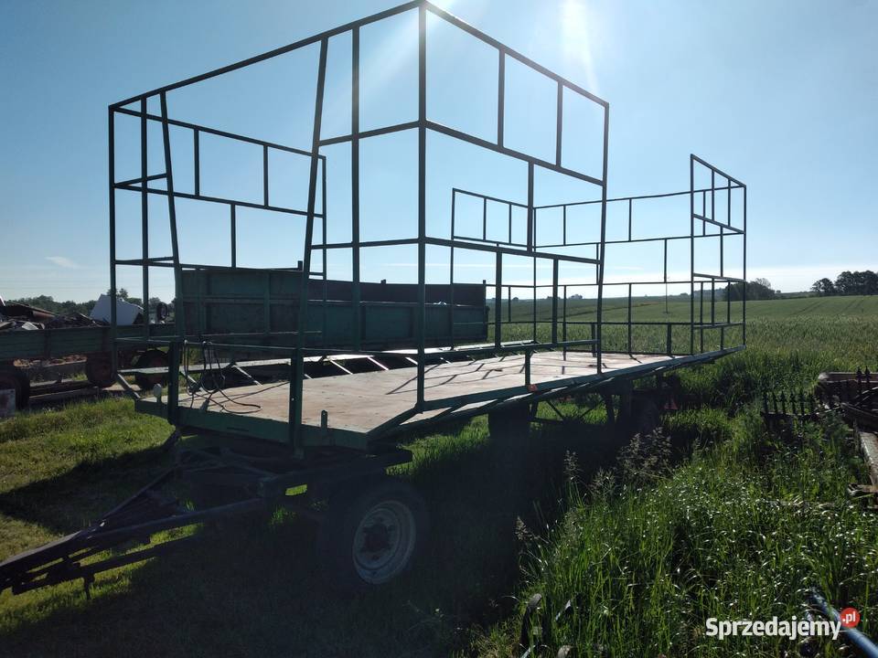 Przyczepa do słomy nieuszkodzony Przyczepy rolnicze Buszkowo