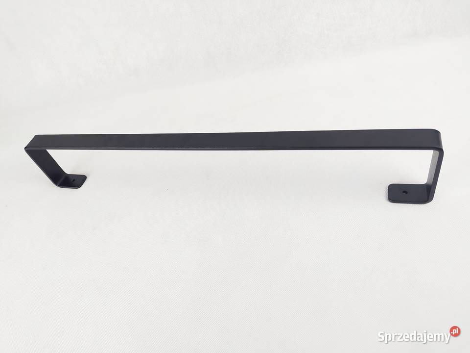 Wieszak uchwyt ręcznikowy 70 metalowy czarny czarny małopolskie sprzedam