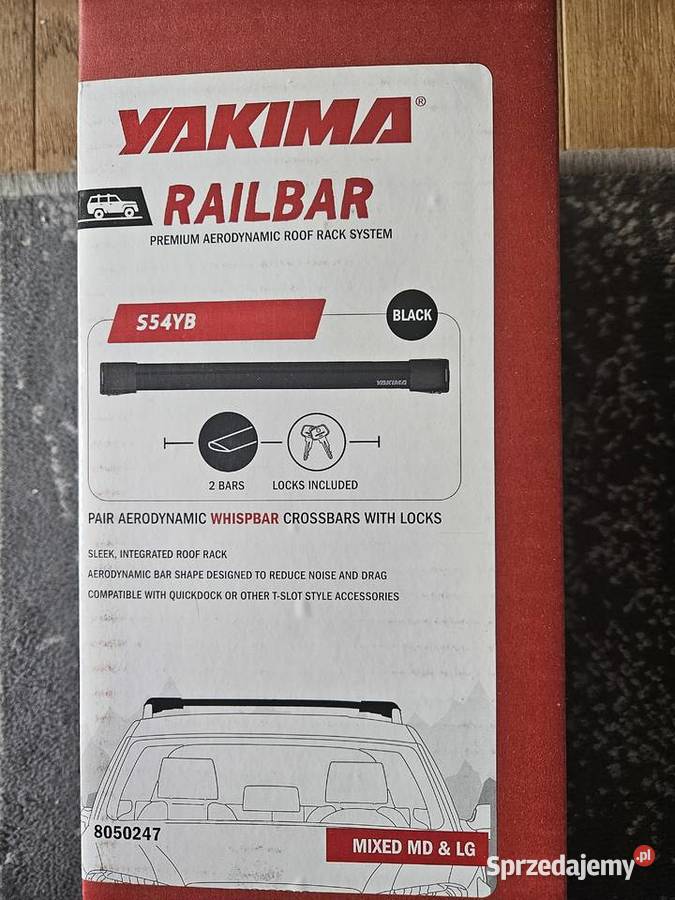 NOWY NIEUŻYWANY bagażnik bazowy yakima railbar podkarpackie Rzeszów