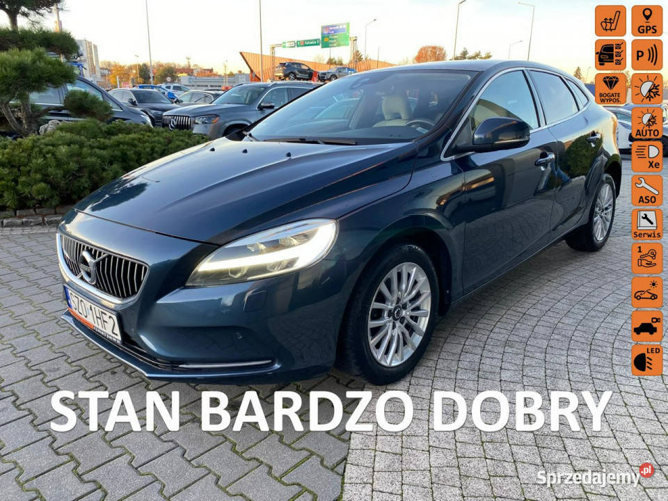 Volvo V40 LED panorama podgrz fot PDC navi isofix Żory