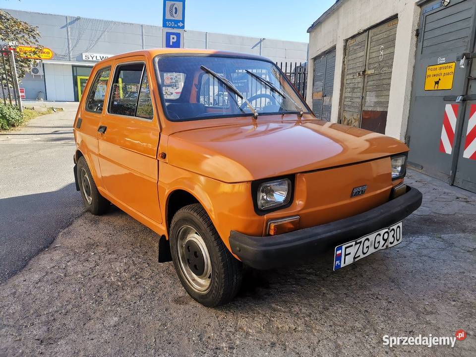 Fiat 126p Maluch 1985r odpalany z linki Wrocław