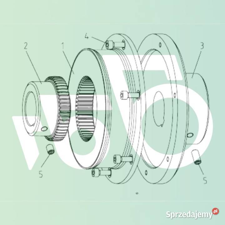 Sprzęgło kołnierzowe BoWexELASTIC KTR D48407 Wilkowo