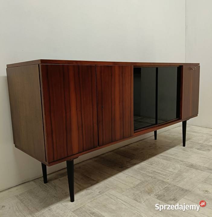 komoda PRL design vintage sideboard duński Radomsko