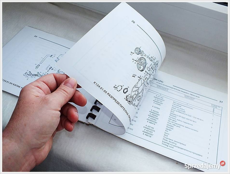 Katalog serwisowy Bułgaria G2500K LPG K134 Żary sprzedam