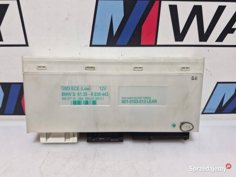 BMW E39 MODUŁ STEROWNIK KOMFORTU GM3 ECE LOW osobowe Komputery