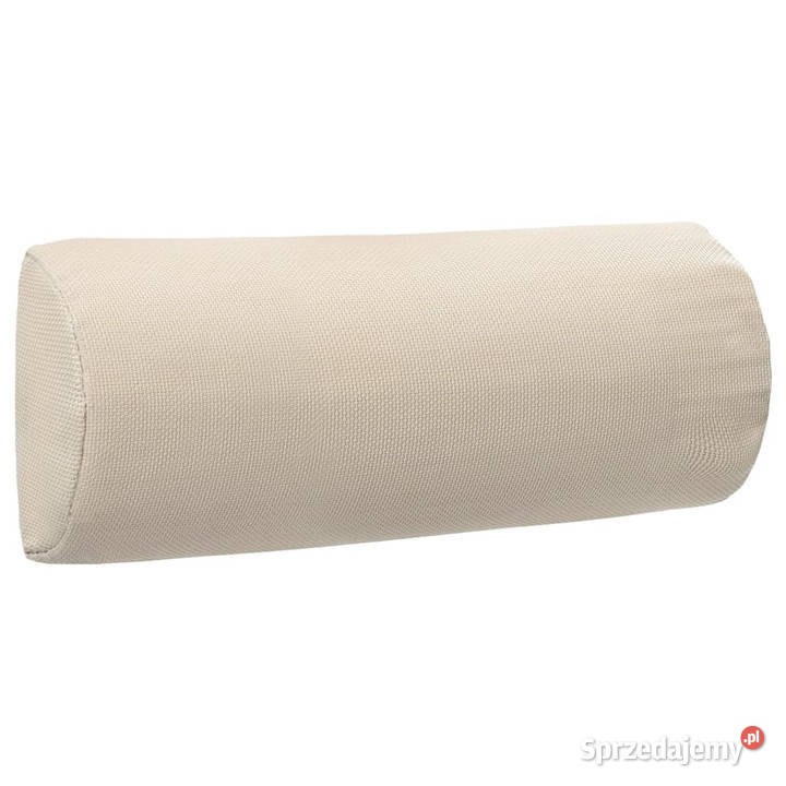 Poduszka zagłówek na krzesło kremowa 40x75x15 sprzedam