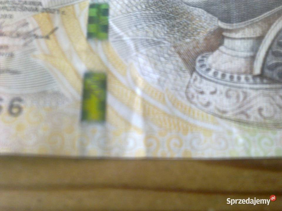 Banknot z trzema szóstkami z rzędu Rawa Mazowiecka sprzedam
