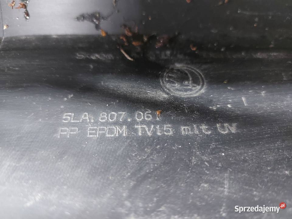 Skoda Enyaq 5LA iV60 DOKŁADKA SPOILER ZDERZAKA