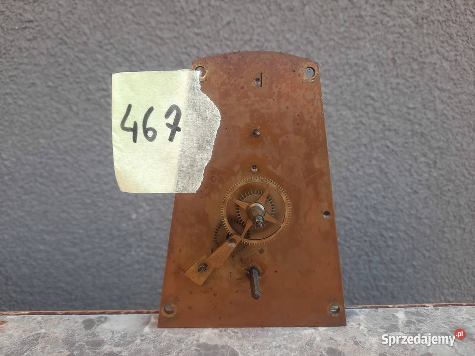 467 Mechanizm zegara Lenzkirch 1875r chodzik Tczew
