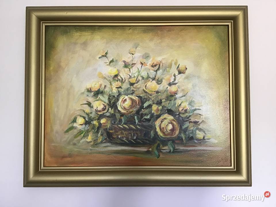 Obraz olejny Martwa natura kujawsko-pomorskie Bydgoszcz sprzedam