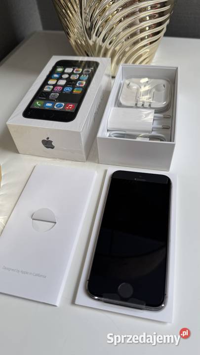 IPHONE 5S 16 GB SpaceGray Krajowy NOWY KOMPLET Ruda Śląska