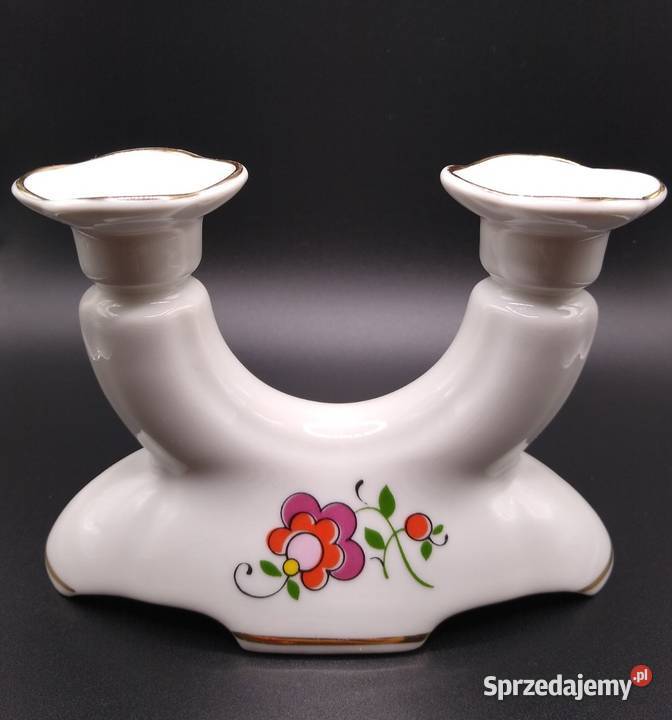 Świecznik dwuramienny Lubiana pomorskie Gdańsk