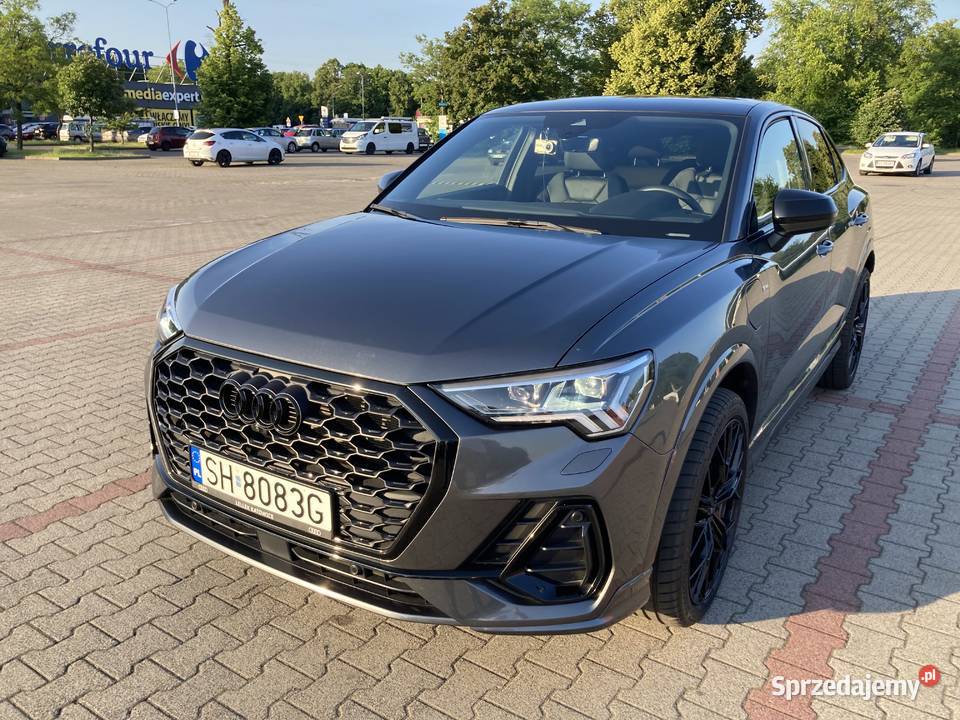 Audi Q3 83a Sportback SLine Matrix Hybryda śląskie Chorzów