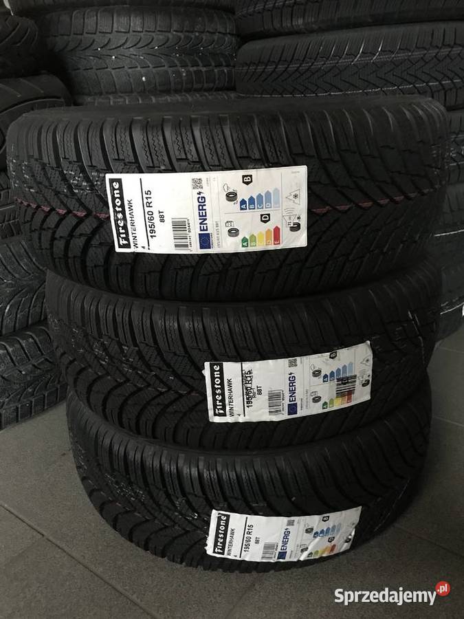19560r15 88T Firestone Winterhawk 4 zima 3 małopolskie Brzesko sprzedam