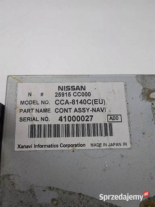 Czytnik Nawigacji 25915 Nissan Murano Z5035v6 Wola Jachowa