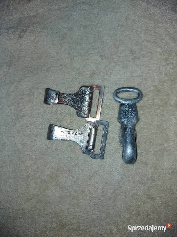Niemieckie zaczepy karabińczyki z czasów II dolnośląskie Lubomierz