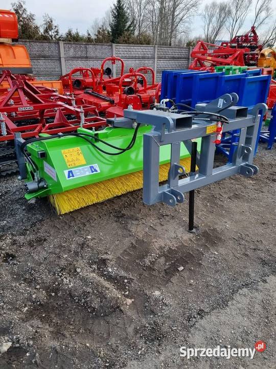 Zamiatarka z mocowaniem 3w1 do traktora wózek nieuszkodzony Łęczyca