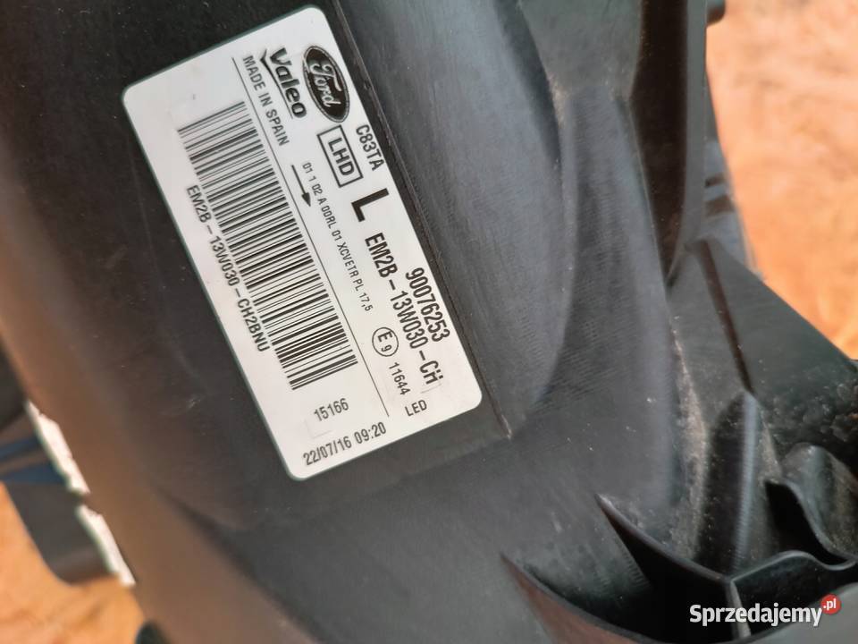 LAMPA LEWY PRZÓD REFLEKTOR EU EM2B13W030CH FORD