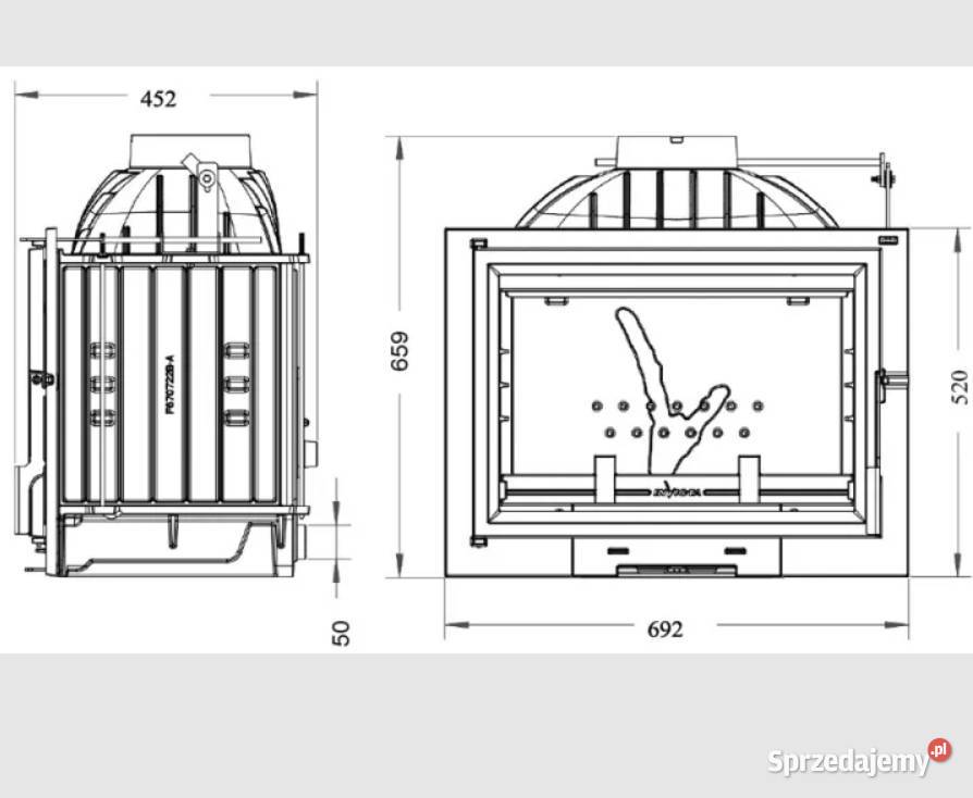 Wkład Kominkowy INVICTA 700 PHILOS ECO z Szybrem Poznań sprzedam