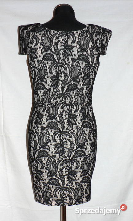 Topshopkoronkowa ołówkowa sukienka 38M Łódź