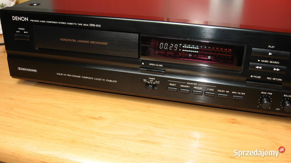 DENON DRS610 Magnetofon szuflada w super stanie dolnośląskie Świebodzice