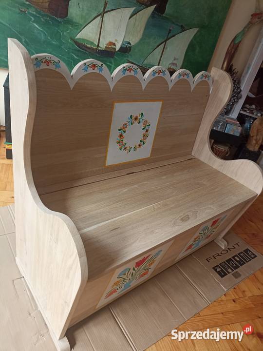 Ławka że schowkiem mięsna ręcznie 90cm Meble Opole sprzedam
