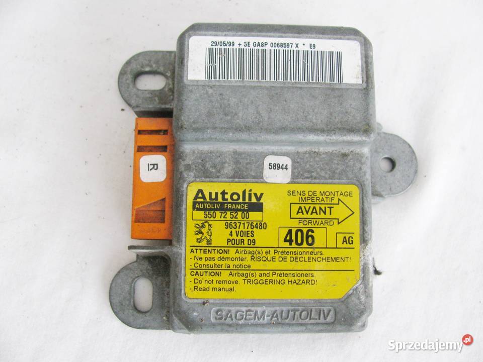 Autoliv france 550 72 52 00 sterownik silnika zachodniopomorskie Szczecinek sprzedam