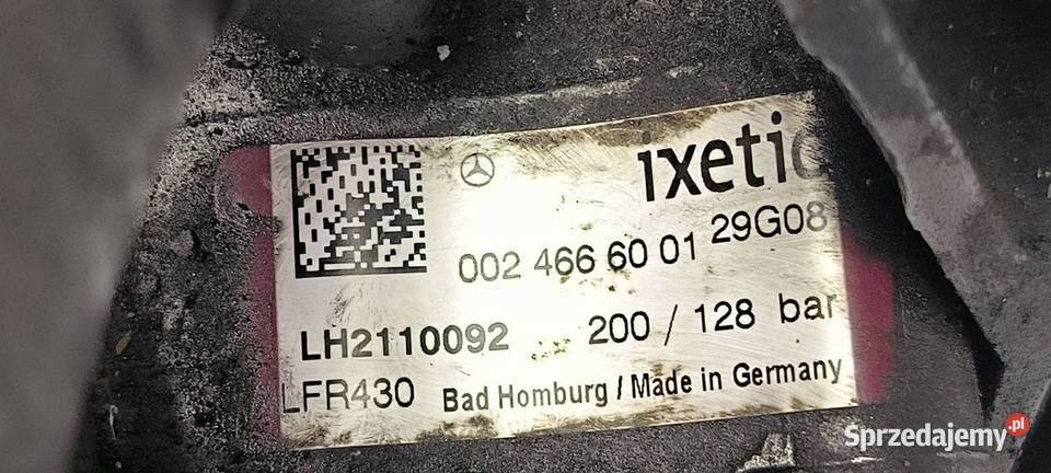 POMPA WSPOMAGANIA MERCEDESBENZ 0024666001 Motoryzacja Lipno