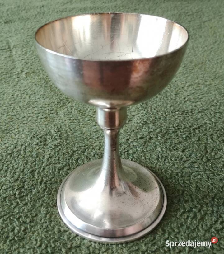 Art Krupp Berndorf masywny kielich srebrzony Katowice