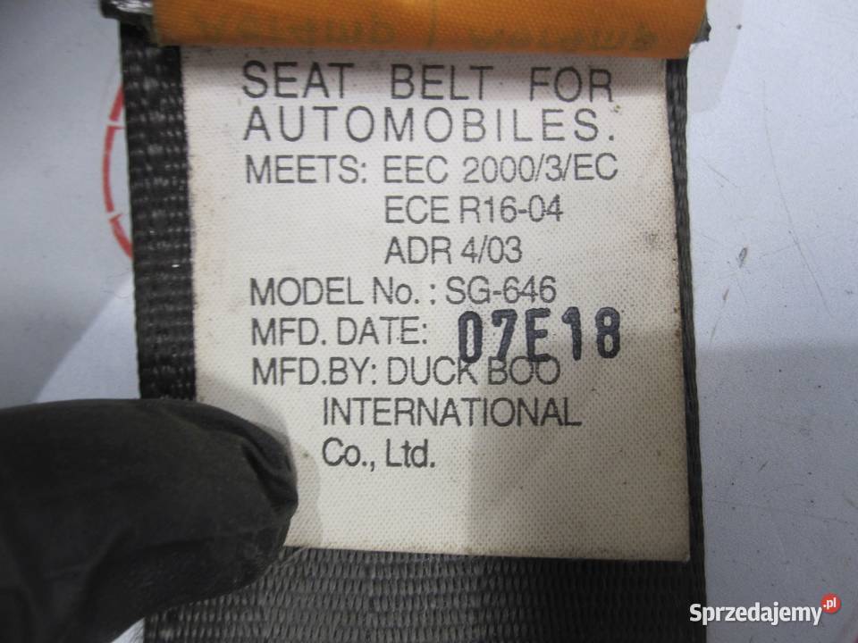 OPEL ANTARA 20 CDTI 07r pas bezpieczeństwa prawy świętokrzyskie