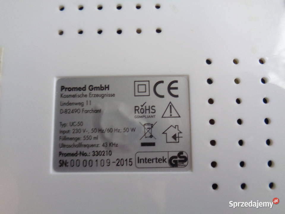 PROMED UC50 ultradżwiękowy aparat czyszczący Pozostałe Żory