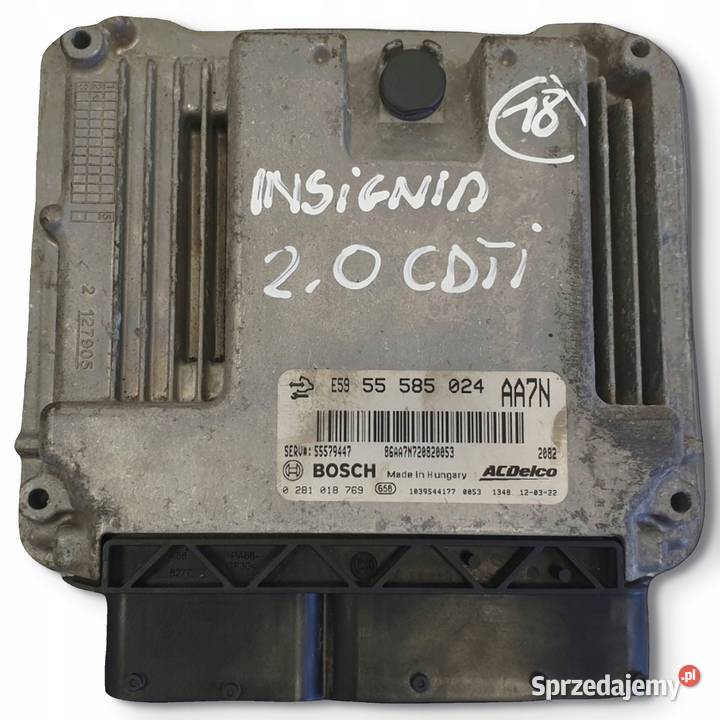 Opel Insignia 20 CDTI STEROWNIK SILNIKA komputer Chełm