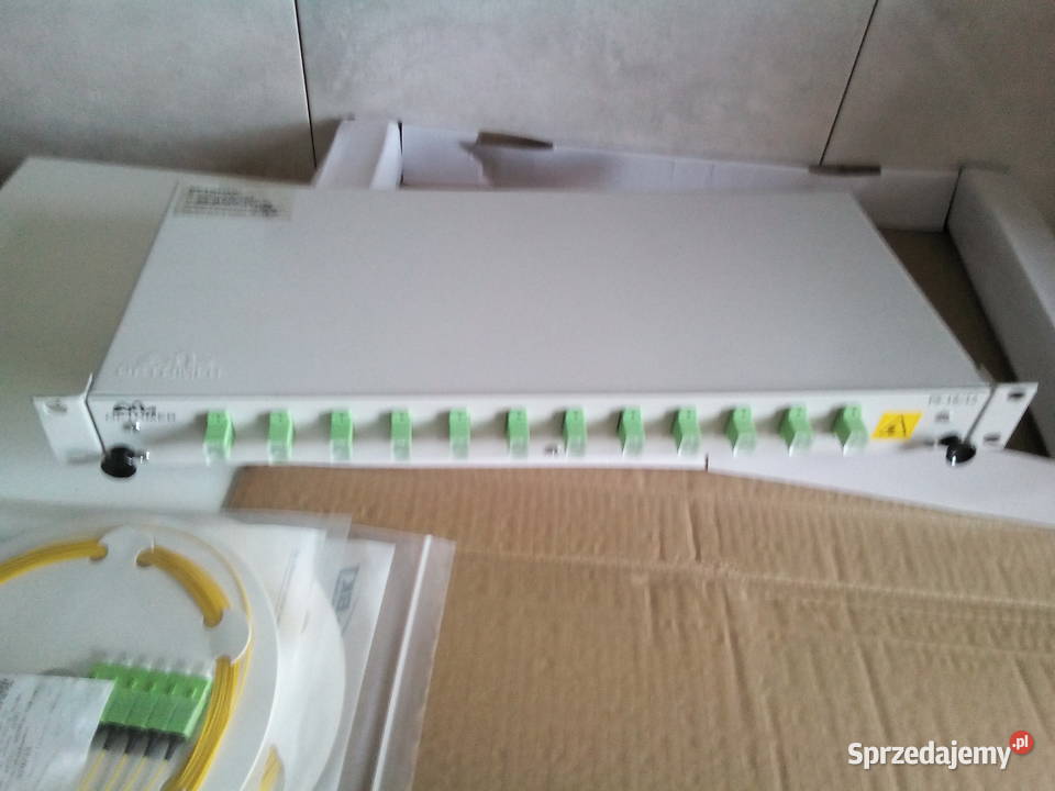 Przełącznica światłowodowa 19 w pełni wyposażona dolnośląskie