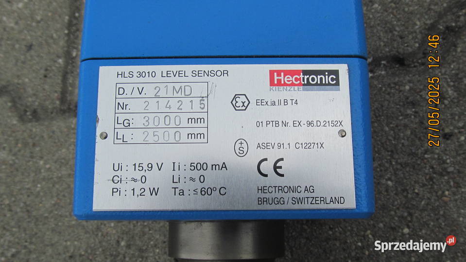 Sensor HECTRONOK HLS 3010 Trzciel