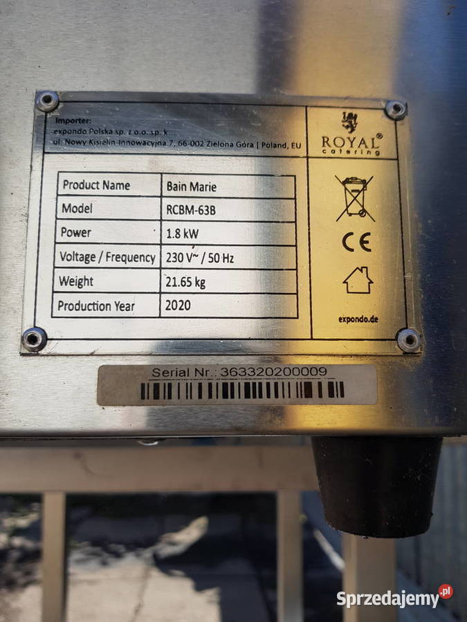 Bemar gastronomiczny RoyalCatering