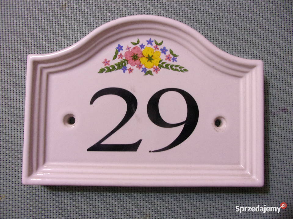 Angielski ładny szyld czytelne oznaczenie mazowieckie Warszawa sprzedam