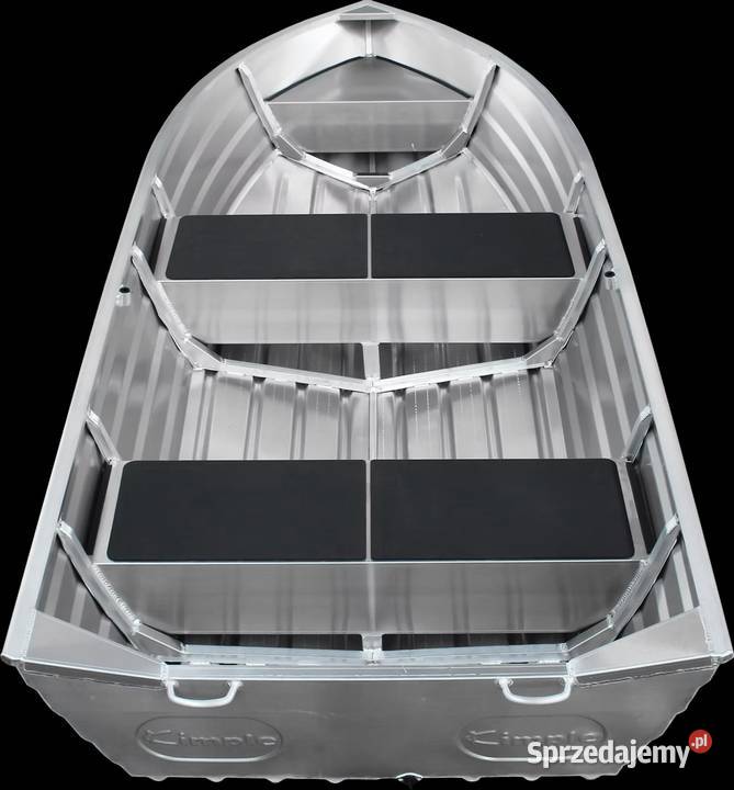 Łódź łódka wędkarska aluminiowa Kimple TROUT 370 - do odbioru