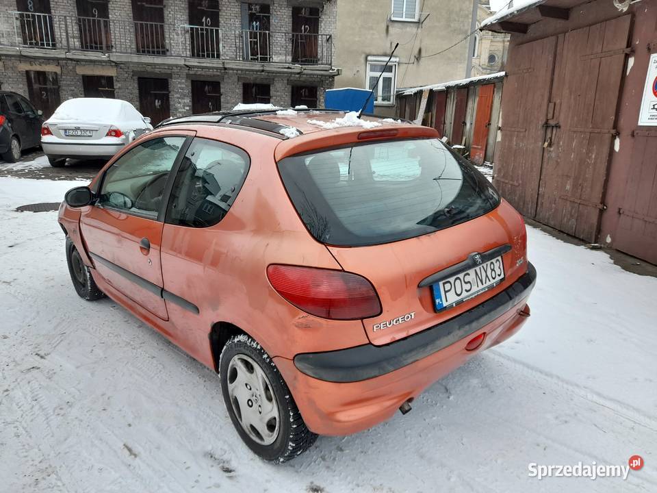 Peugeot 206 11 Benzyna 1999 panorama benzyna 206 Zduńska Wola