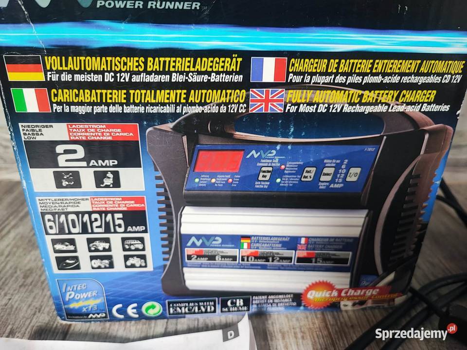 Automatyczny prostownik do akumulatorów 12V NVP