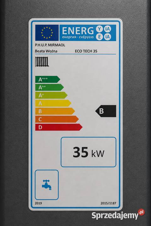 Kocioł piec co 35kw do 350m2 5 klasa ecodesign