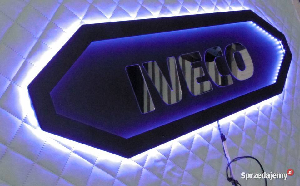 Tablica LED IVECO RGB 98x28 podświetlana Pozostałe Kobierno sprzedam