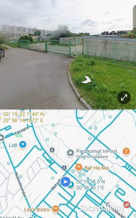 Garaż warsztat magazyn Białołęka Światowida Warszawa