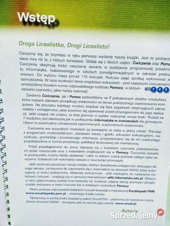 Informatyka w ćwiczeniach outlet wyprzedaż Warszawa