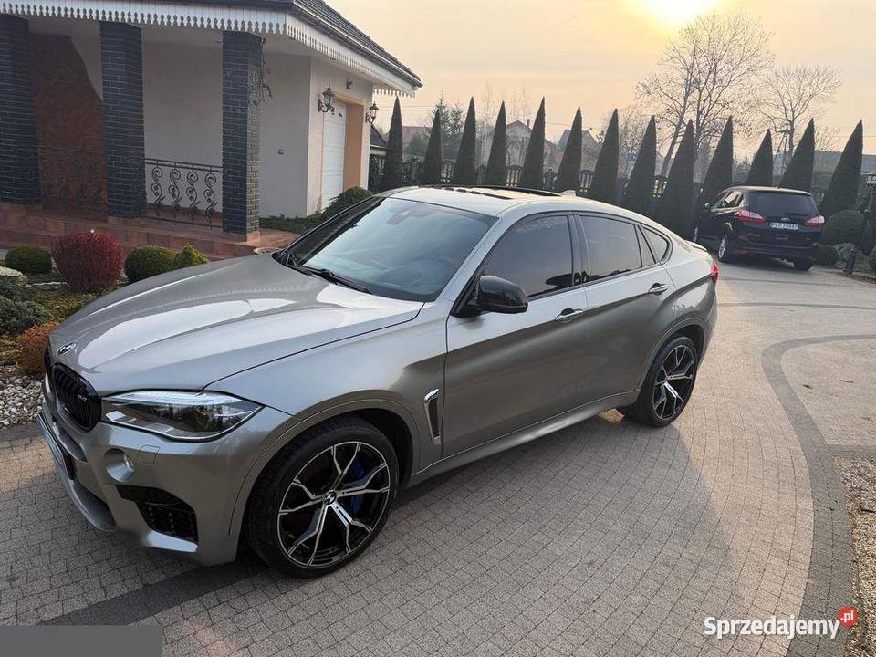 BMW X6M 44 Benzyna 575 4x4 2017r niski przebieg SUV X6 M Krotoszyn sprzedam