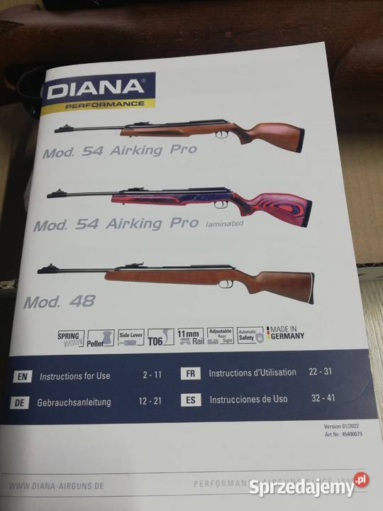 Wiatrówka Diana 54 Airking PRO 45 55 Ruda Śląska